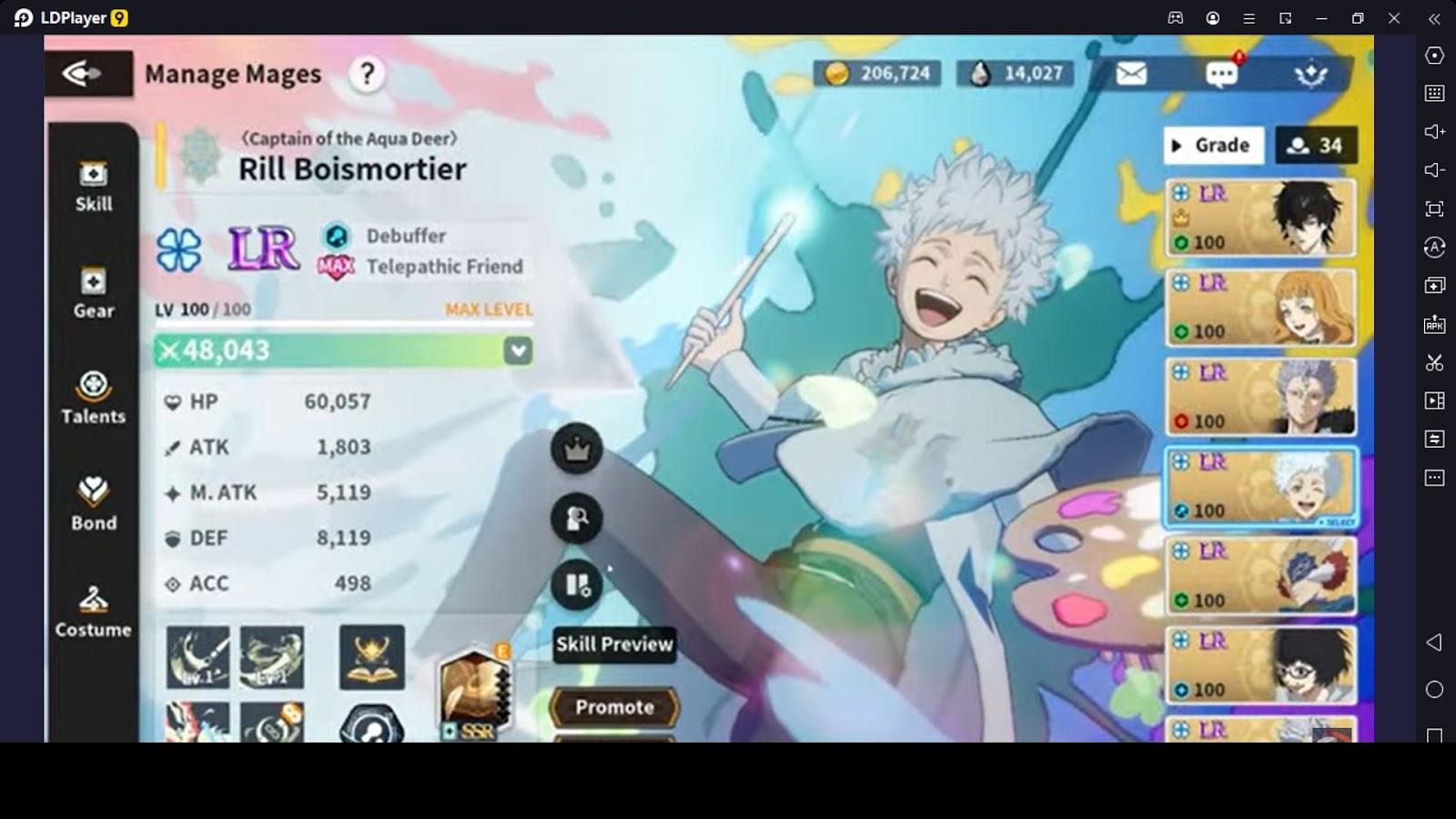 Rerolling in Black Clover Mobile