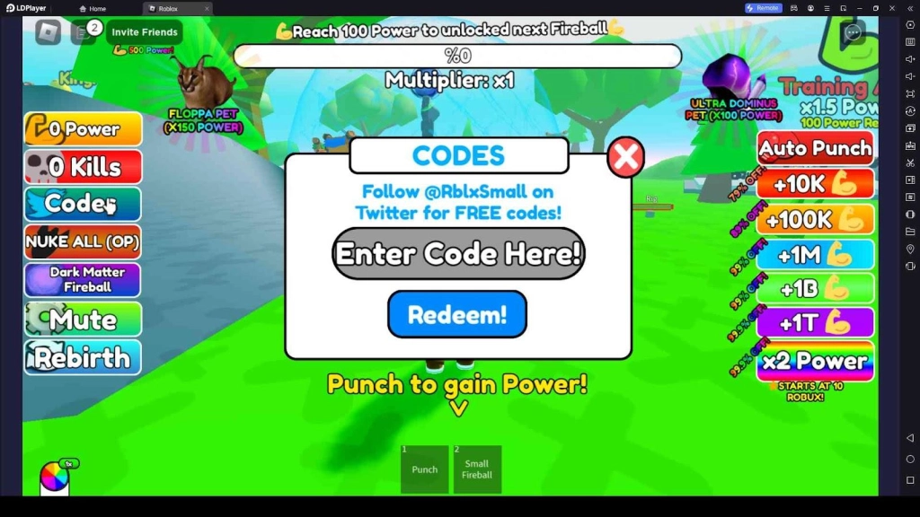 Roblox Fireball Punching Simulator Codes to Advance Fast in the Gameplay -March 2025
