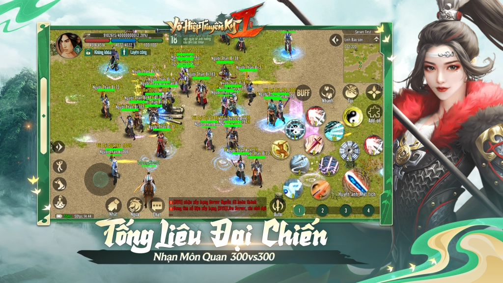 Full bộ code Võ Hiệp Truyền Kỳ 2 Mobile - Hướng dẫn cách nhập chi tiết