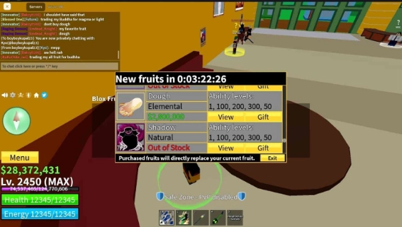 Blox Fruit Stock