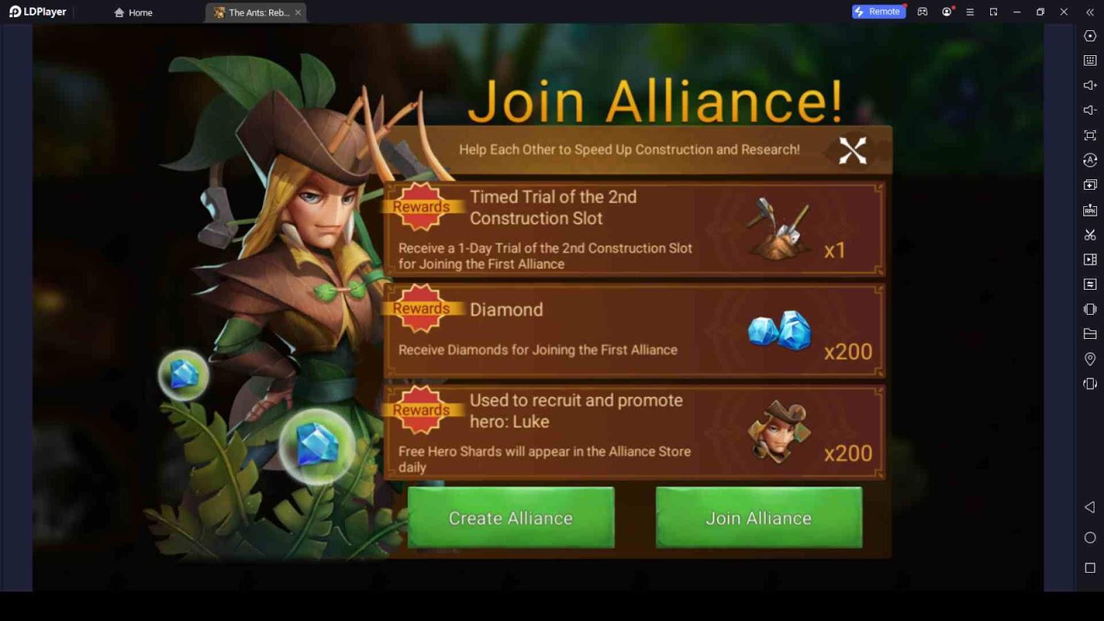 Alliance in The Ants: Reborn