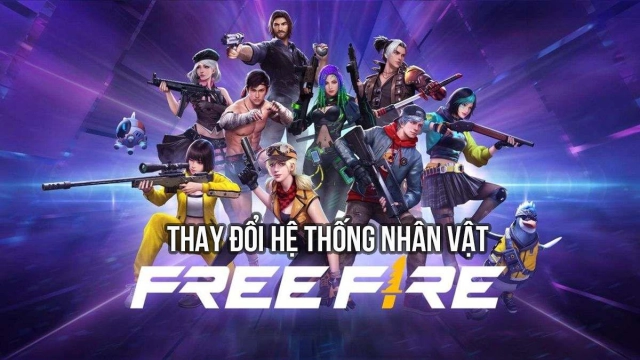 Garena Free Fire: Thay đổi hệ thống nhân vật