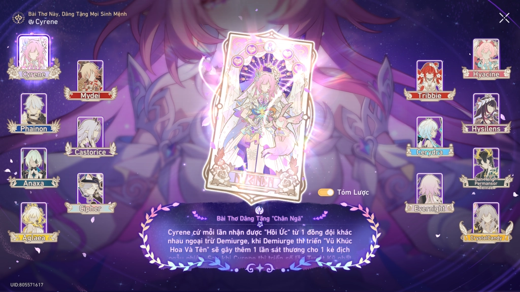 Honkai: Star Rail - Hướng dẫn build Cyrene chuẩn nhất và đội hình đề cử