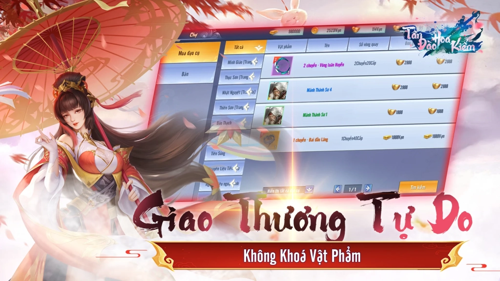 Full bộ code Tân Đào Hoa Kiếm mới nhất - Hướng dẫn cách nhập chi tiết