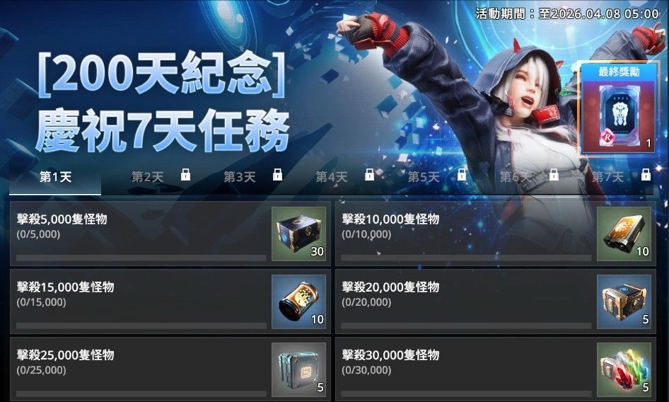 《阿瑞斯：命運的選擇者》歡慶上市 200 天！四大紀念活動盛大開跑，完成任務送R級機甲召喚券