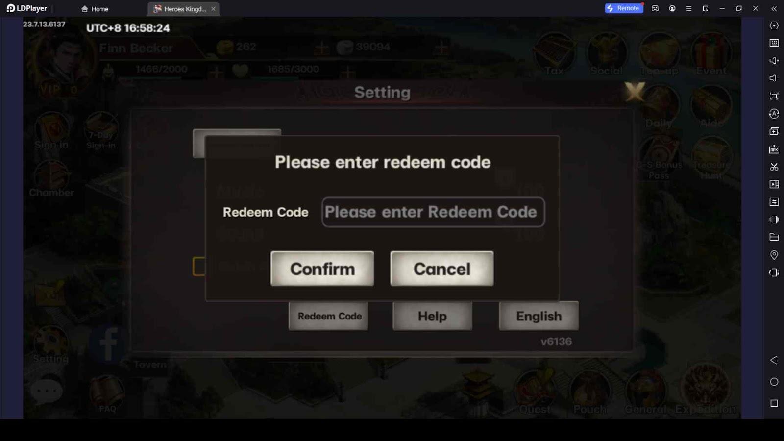 Redeeming Steps of Codes In Heroes Kingdom: Samkok M