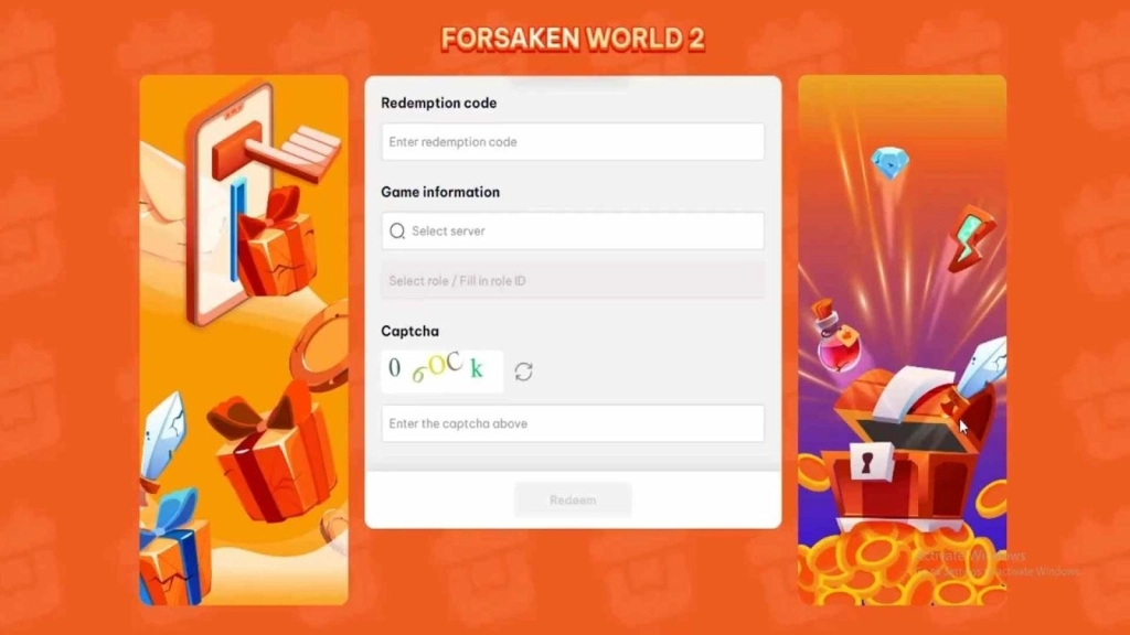 How to Redeem Forsaken World 2 Codes