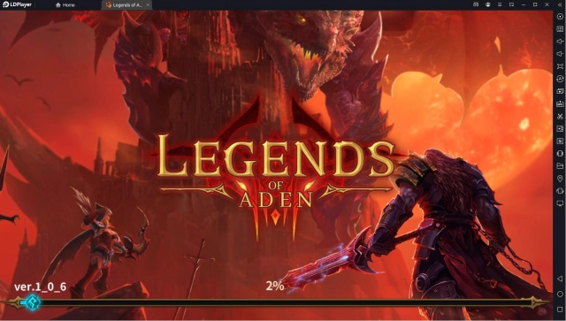 Играть в Legends of Aden на ПК