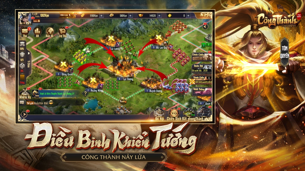 Full bộ code Tam Quốc Công Thành Truyền Kỳ - Hướng dẫn cách nhập chi tiết