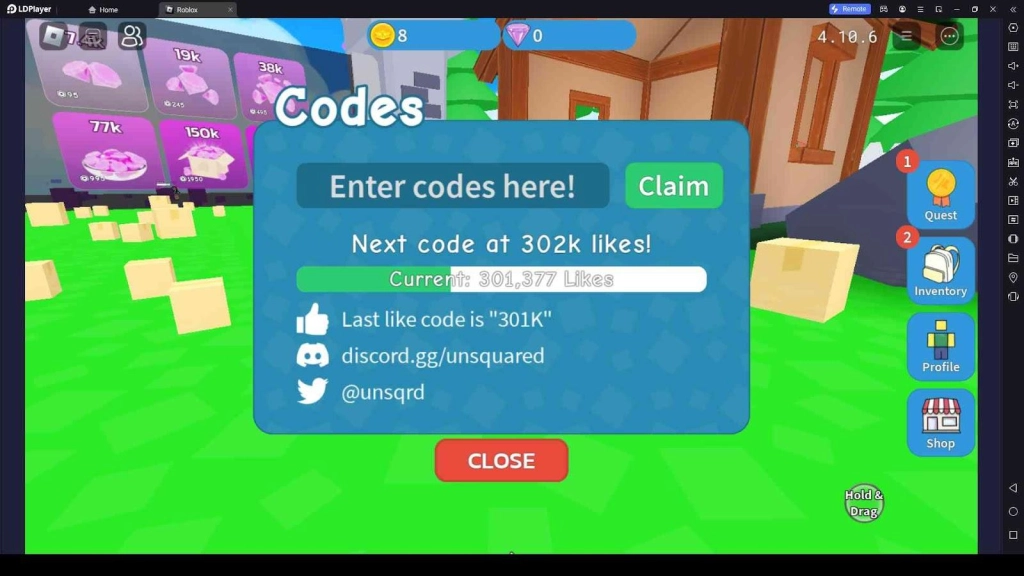 Roblox Unboxing Simulator Codes: Discover the Treasure - 2025 March