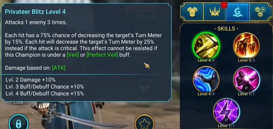 A1 – Triple Hit + Turn Meter Decrease