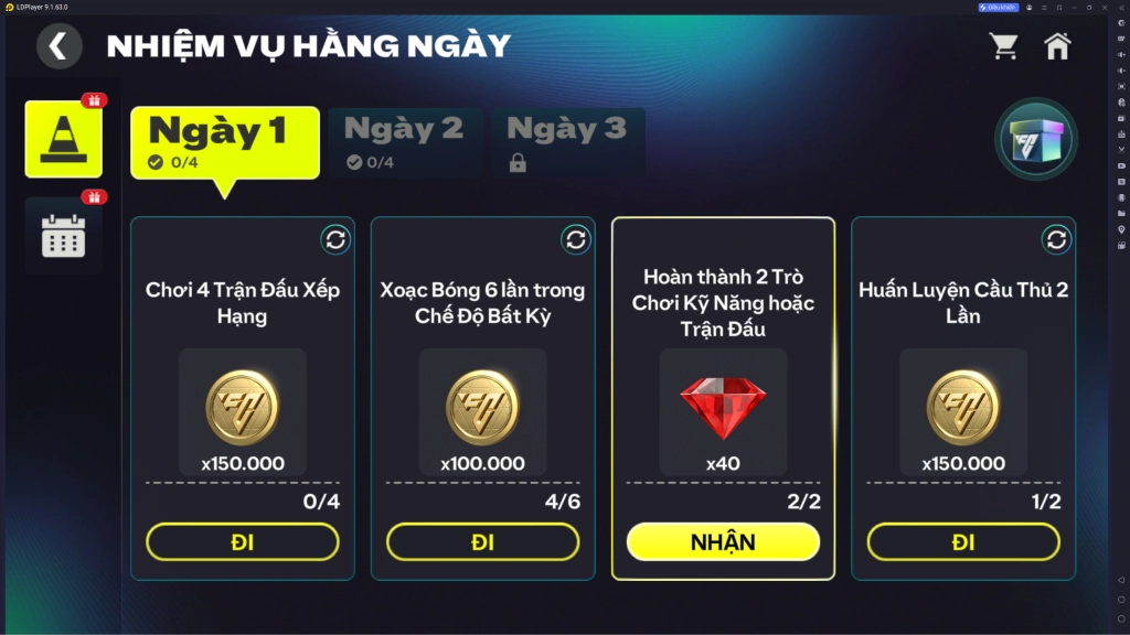 FC Mobile VN: Tổng hợp cách cày coin hiệu quả