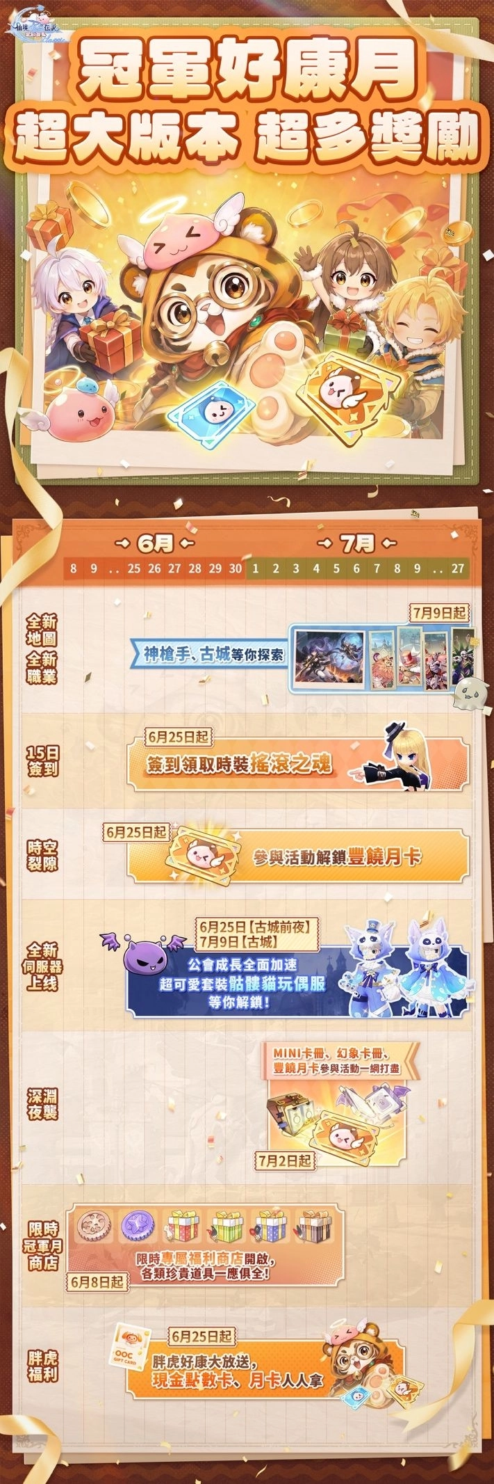 《RO仙境傳說：愛如初見 Classic》冠軍好康月開跑！體驗月卡、自選卡冊免費送！