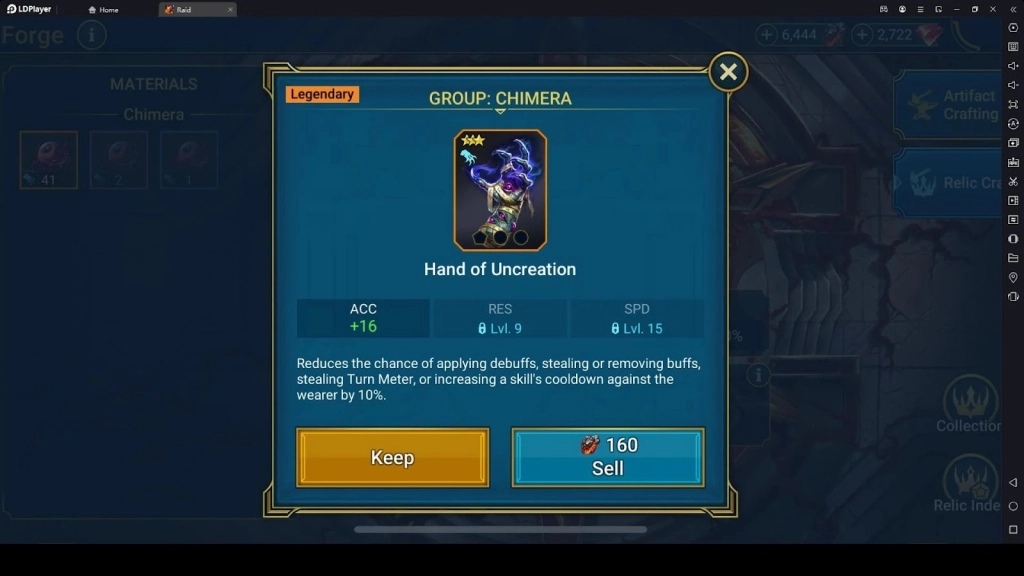 Chimera Group Relics