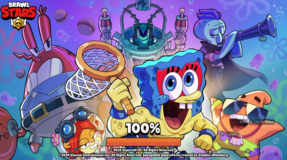 Sumérgete en fondo de bikini: El nuevo tema de Bob Esponja en Brawl Stars
