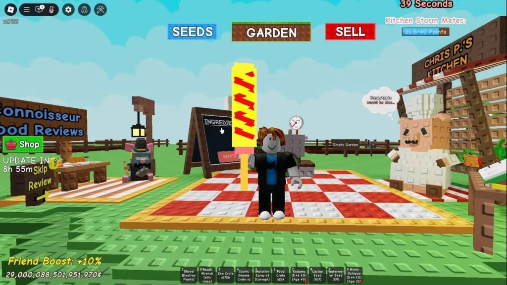 All Roblox Grow a Garden Cooking Recipes