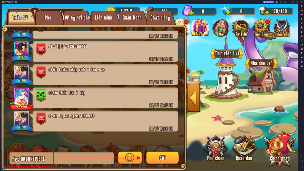 Full bộ code Đảo Kho Báu Origin - Hướng dẫn cách nhập chi tiết