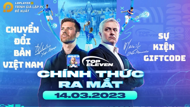 『GIFTCODE』Top Eleven - Quản lý bóng đá sự kiện chuyển đổi phiên bản Việt Nam và chuỗi giftcode