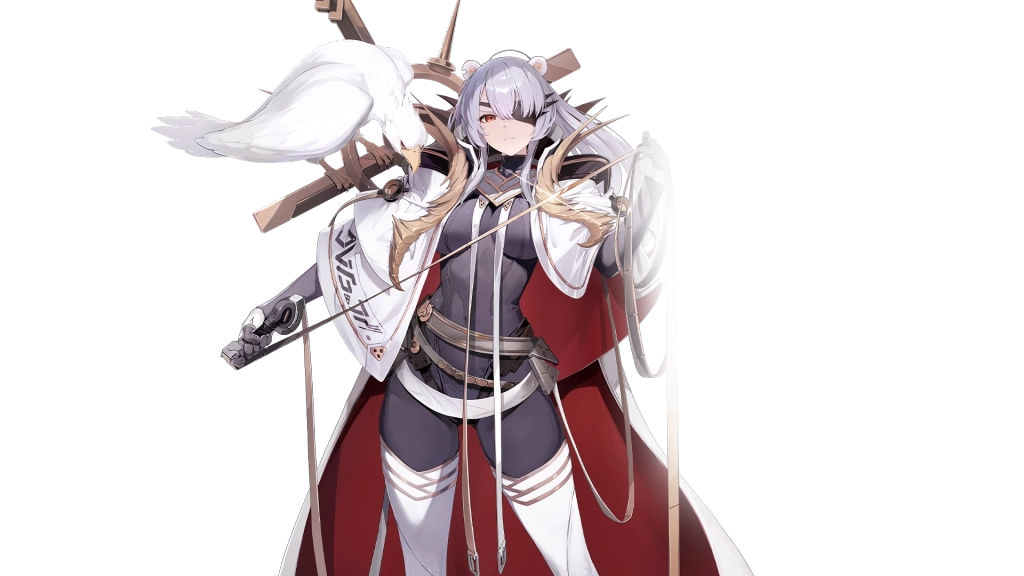 Karakter Tier S Chaos Zero Nightmare:Khalipe dengan burung peliharaannya.