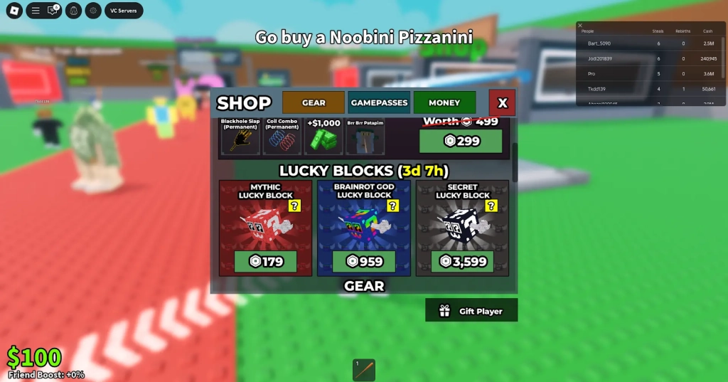 Steal a Brainrot Lucky Blocks