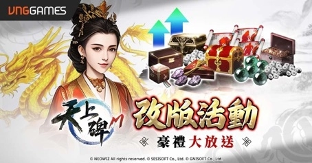 《天上碑M》新系統「奇門丹器」面世 打造專屬神裝 登入送3200聲望直升券