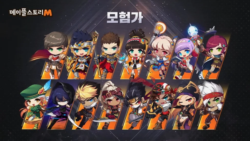[공략] 메이플스토리m 레벨별 사냥터 및 테마 던전 추천