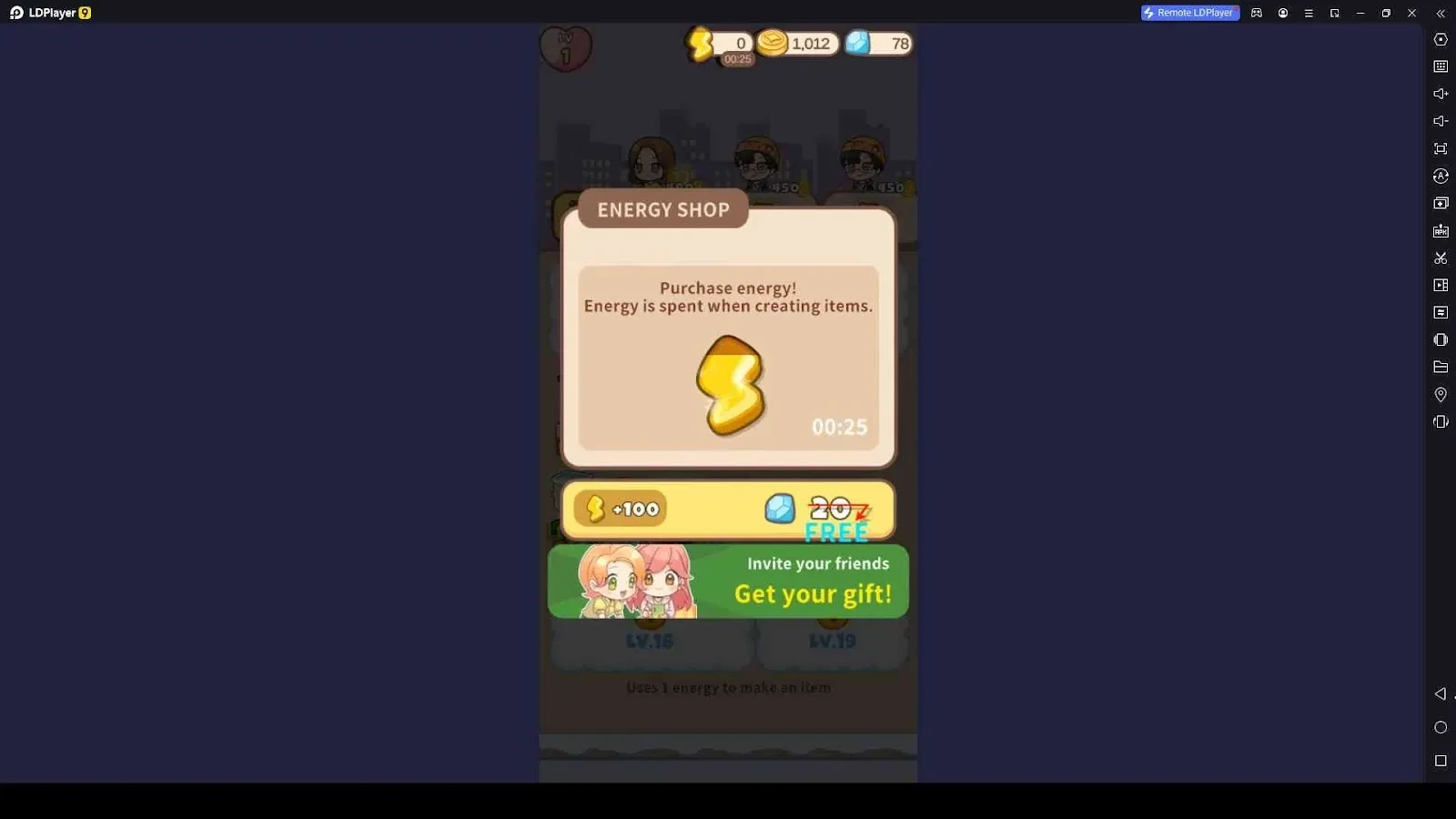 Watch Ads for More Coins and Gems