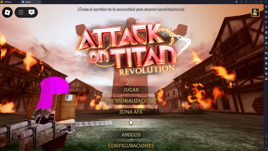 Attack on Titan Revolution (Roblox) — Códigos de regalo nuevos 2025