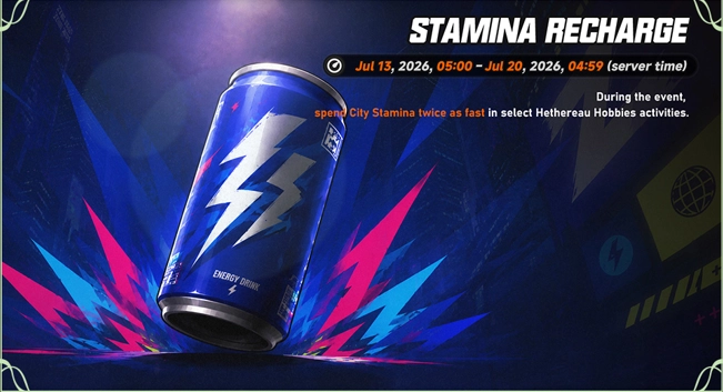 Stamina Recharge в игре NTE