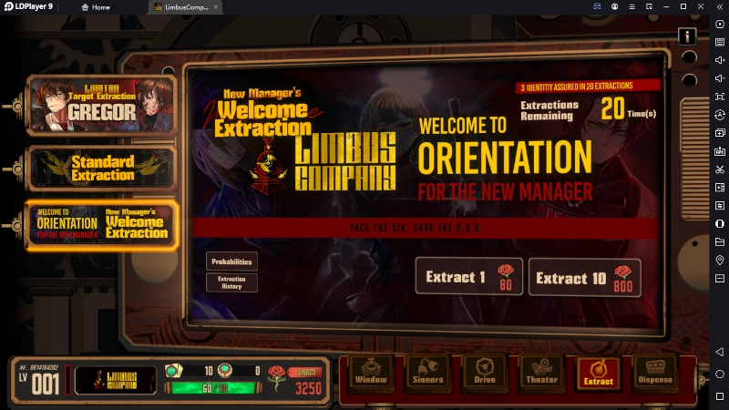 Welcome Extraction Welcome Extraction