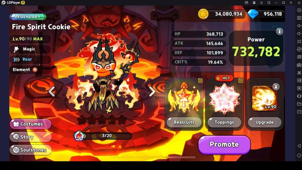 O que é o Fire Spirit Cookie no CookieRun: Kingdom?