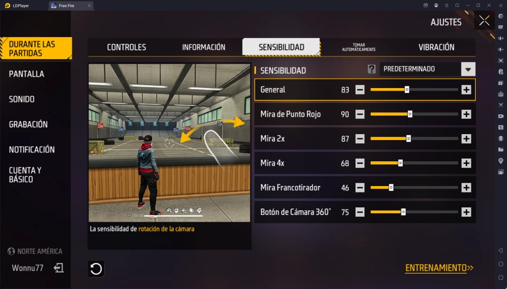 Free Fire: Mejores Configuraciones para Headshots - 2025