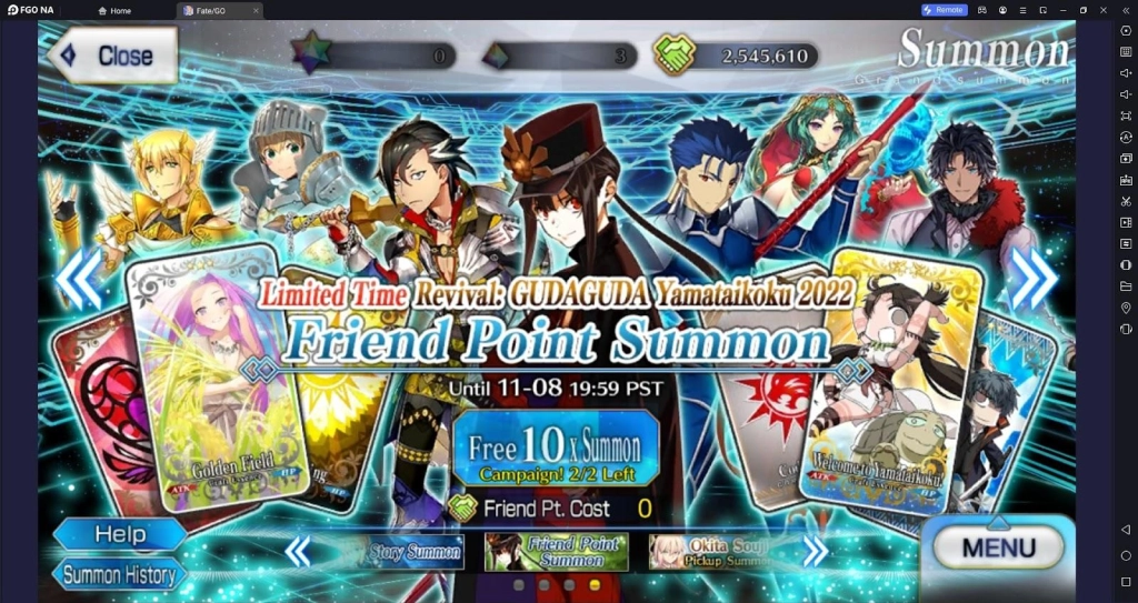Fate/Grand Order Yamataikoku Rerun Event Guide