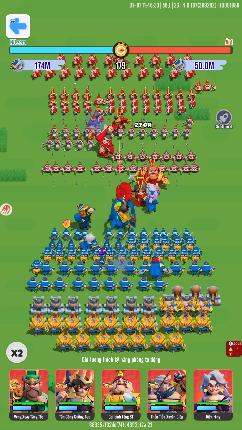 Gameplay của Đại Chiến Tiểu Binh - game mobile tam quốc siêu giải trí nhẹ nhàng ra mắt chính thức 28/08/2025