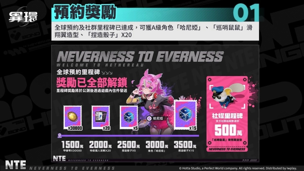 超自然都市開放世界RPG《異環》全平台公測 本日正式開啟！