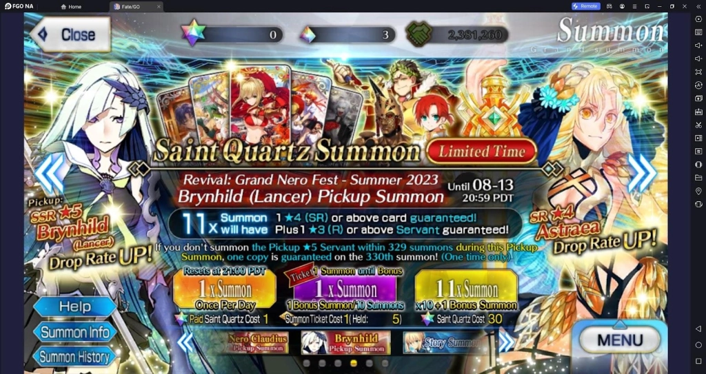 Fate/Grand Order Grand Nero Fest - How To Get The Most Lotto Boxes