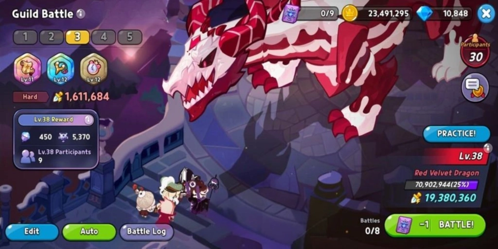 Red Velvet Dragon Boss