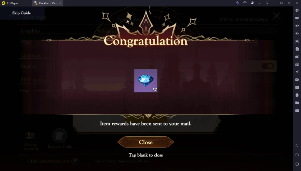 Darklord: Vampire Survival แจกโค้ด Giftcode อัปเดตเรื่อยๆ ไอเทมเพียบ!! พร้อมวิธีกรอก