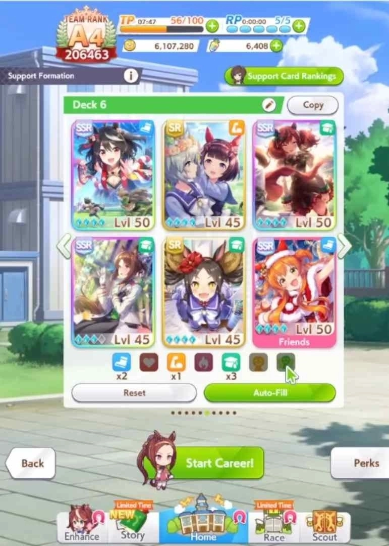 Recommended Support Deck Setup