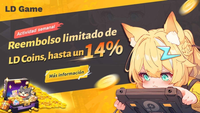 Reembolso limitado de LD Coins, hasta un 14%