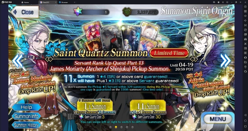 Fate/Grand Order Countdown to Lostbelt 6 Campaign Guide