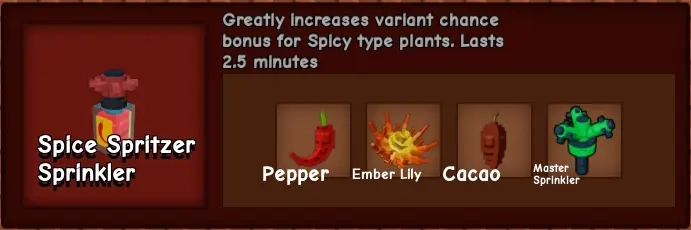 Roblox Grow a Garden วิธีรับเครื่องพ่นน้ำ Spice Spritzer Sprinkler