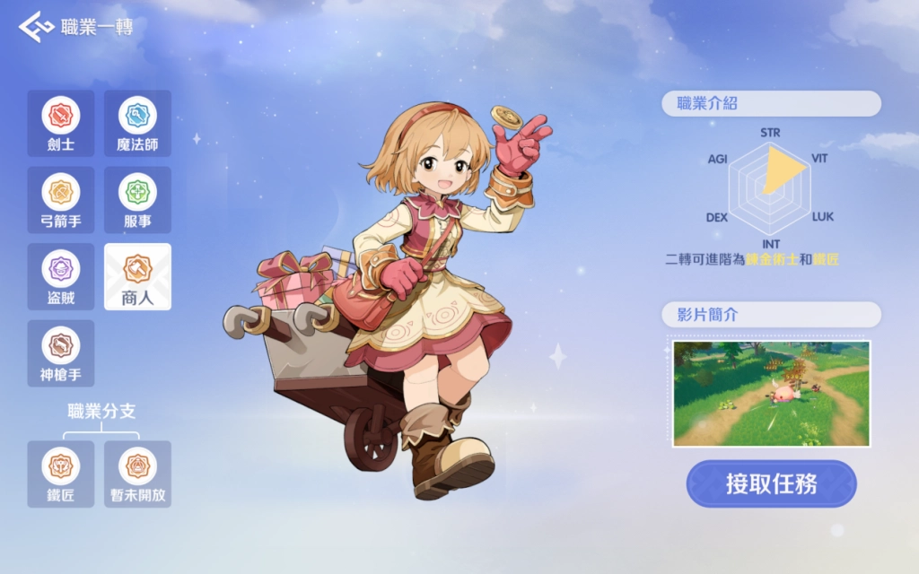 《RO仙境傳說 :世界之旅》商人