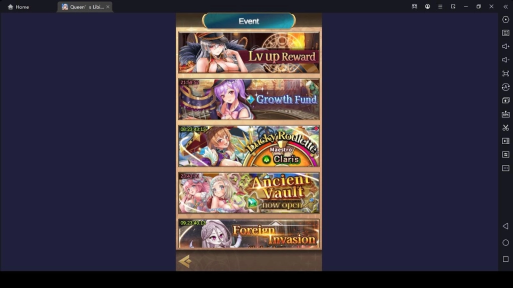 Queen's Libido Diary Events Queen's Libido Diary Events