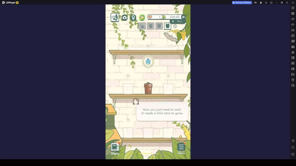 Grow Plants in Little Corner Tea House