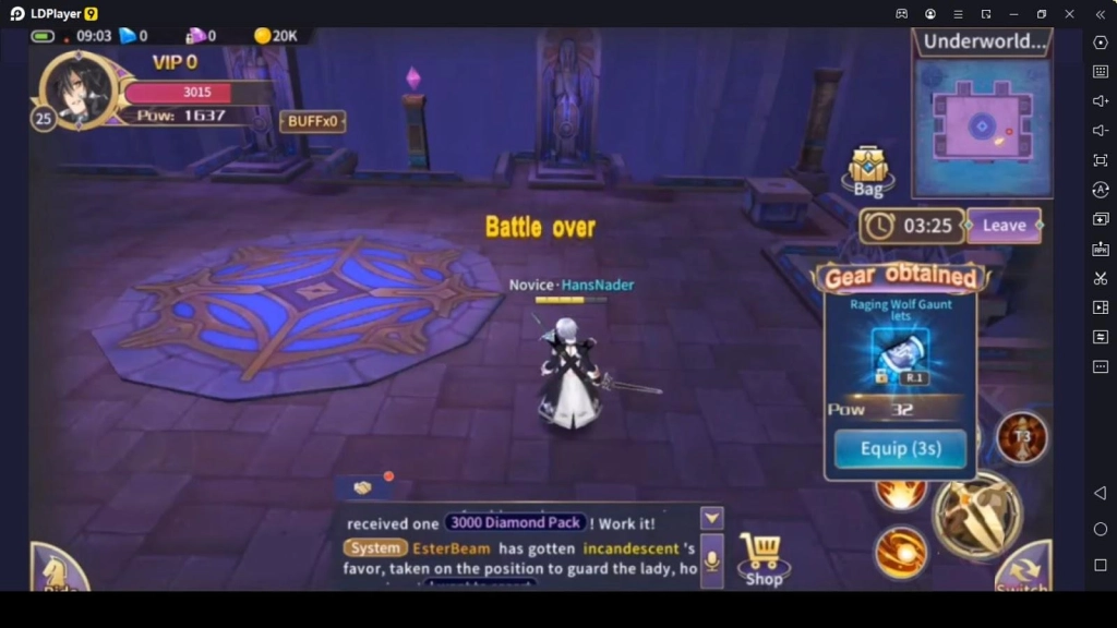 Equip Items Equip Items