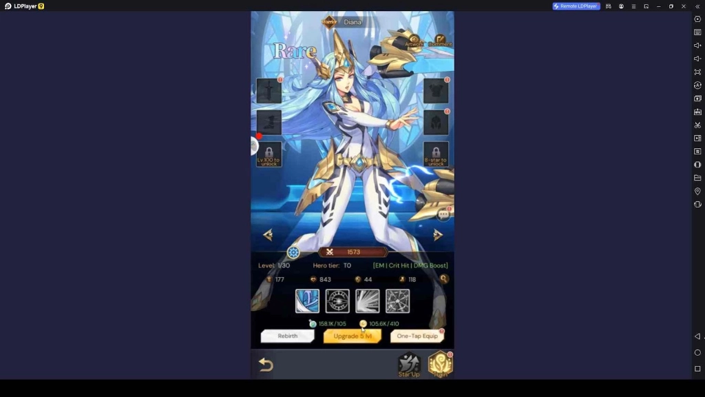 Upgrade the Heroes in Eden Fantasia: Idle Goddess Upgrade the Heroes in Eden Fantasia: Idle Goddess