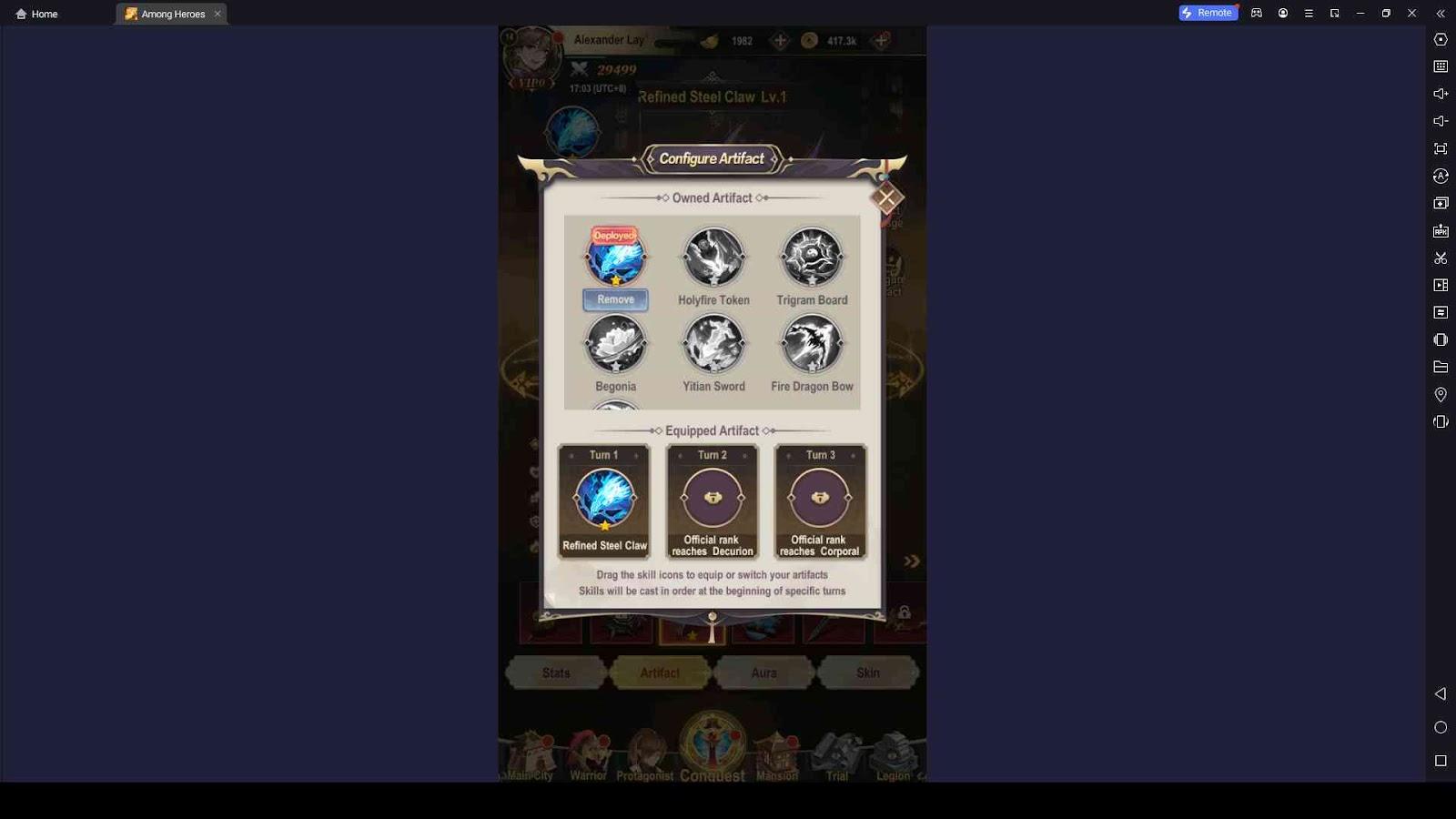 Unlock Artifact for Greater Benefits