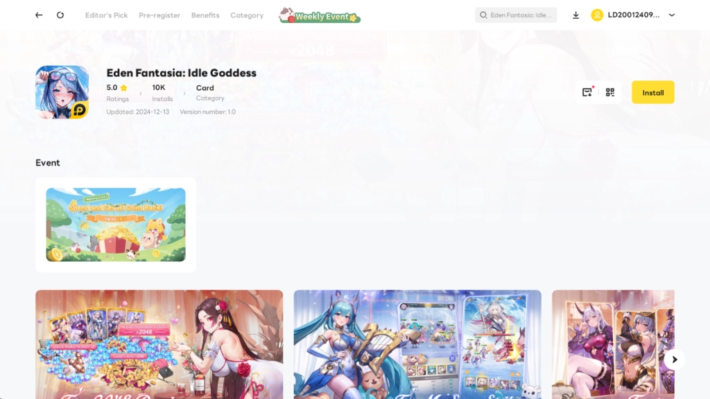 How to Download and Play Eden Fantasia: Idle Goddess on PC - Beginners Guide