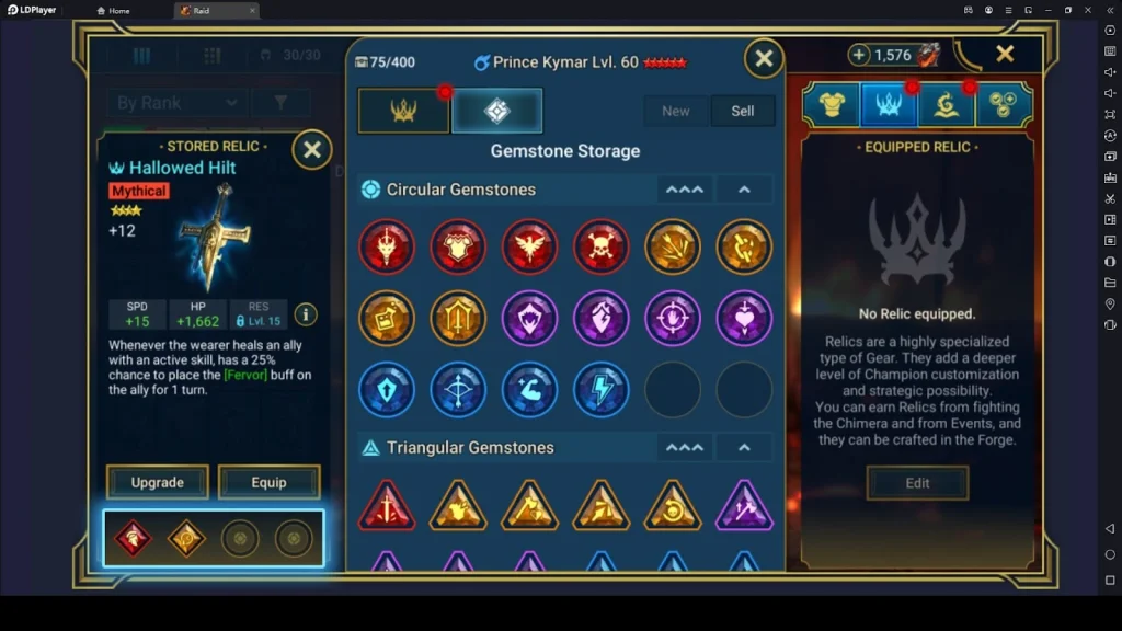 Complete Mechanism of Relics